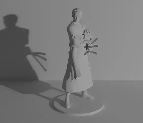 Zoro One piece 3D print model 3D print model Zoro One piece 3D print model 3D print model