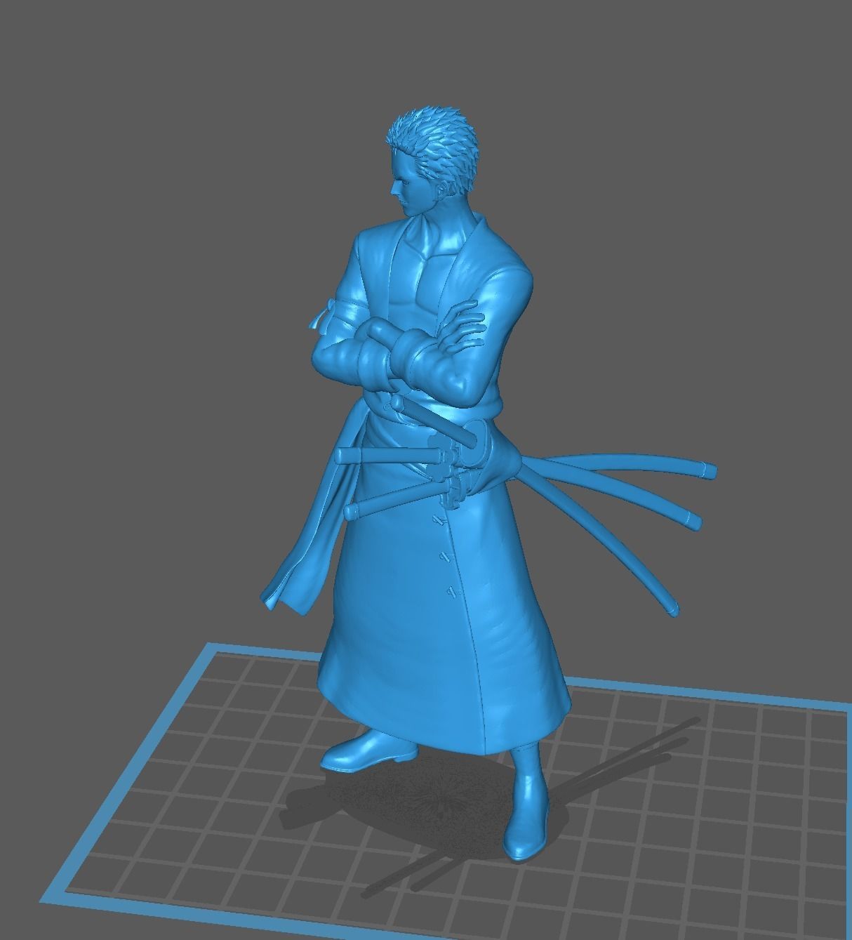 Zoro One piece 3D print model 3D print model_14
