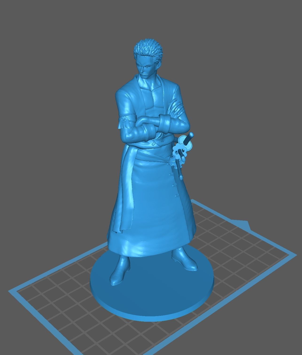 Zoro One piece 3D print model 3D print model_10
