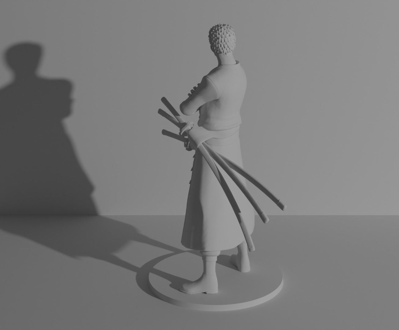 Zoro One piece 3D print model 3D print model_2