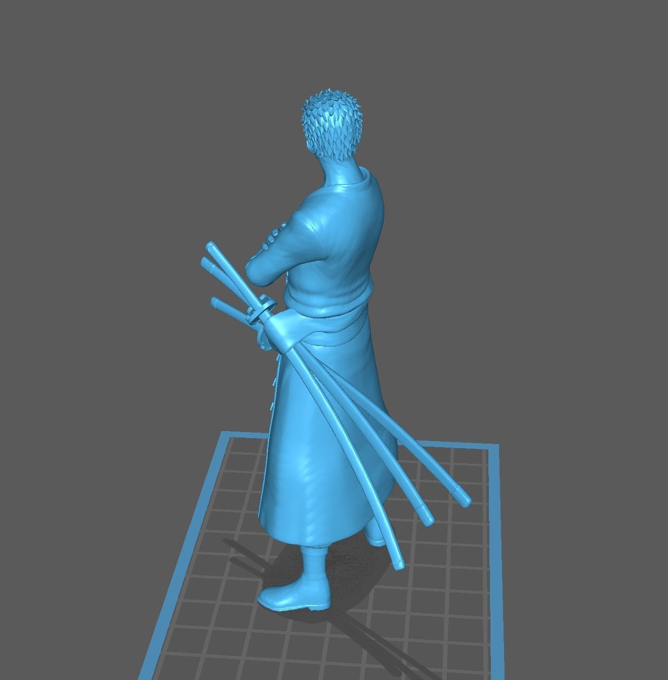 Zoro One piece 3D print model 3D print model_13