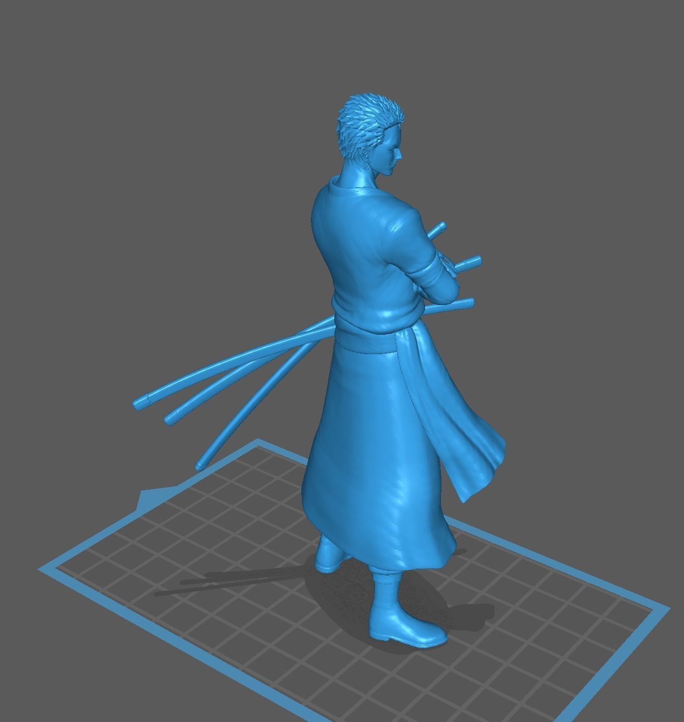 Zoro One piece 3D print model 3D print model_12