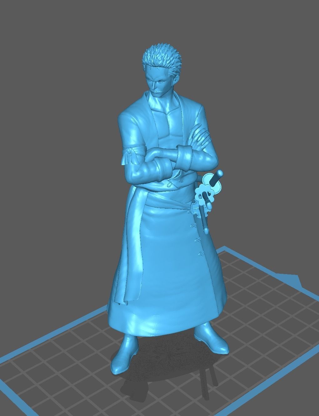 Zoro One piece 3D print model 3D print model_11