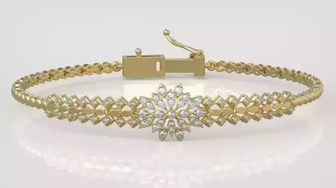 Exclusive Bracelet model 3D printable model 0060