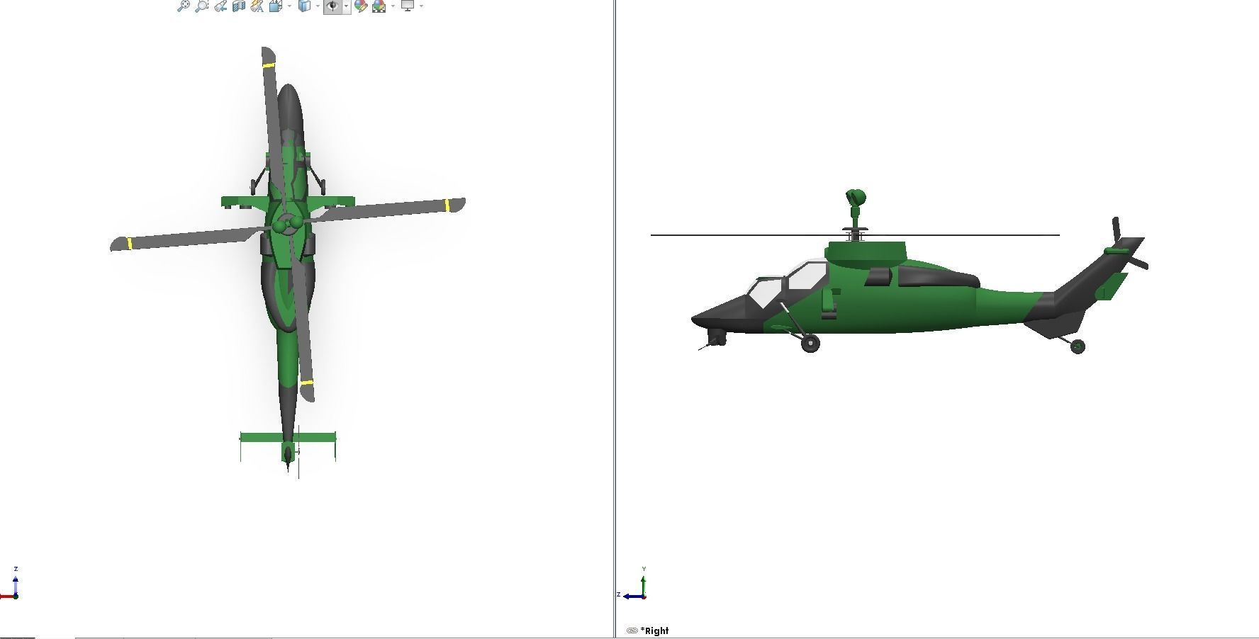 Eurocopter Tiger EC 665 - Airbus Multi-Role Combat helicopter 3D model_5