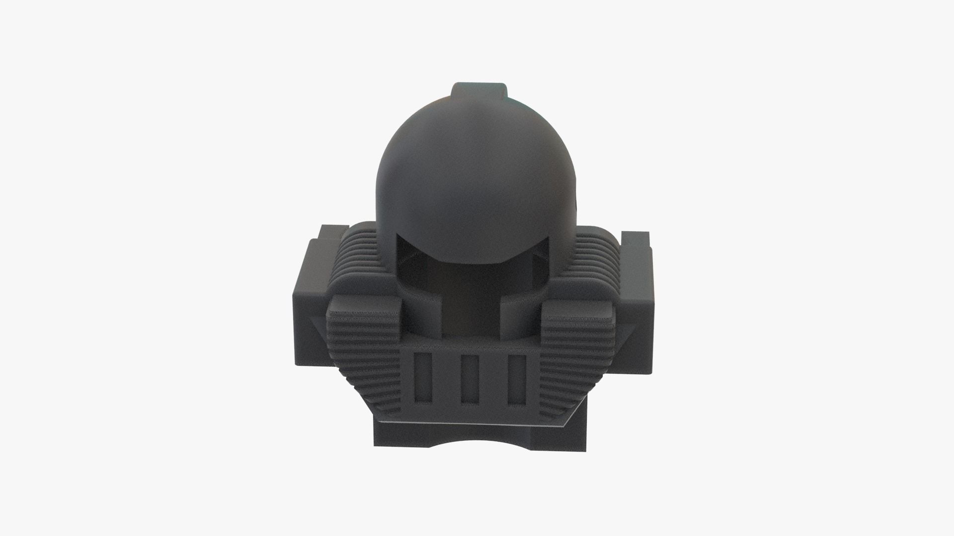 Lego diving suit wetsuit Low-poly 3D model_1