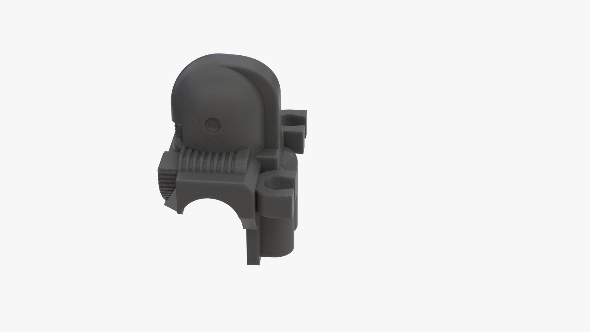 Lego diving suit wetsuit Low-poly 3D model_2