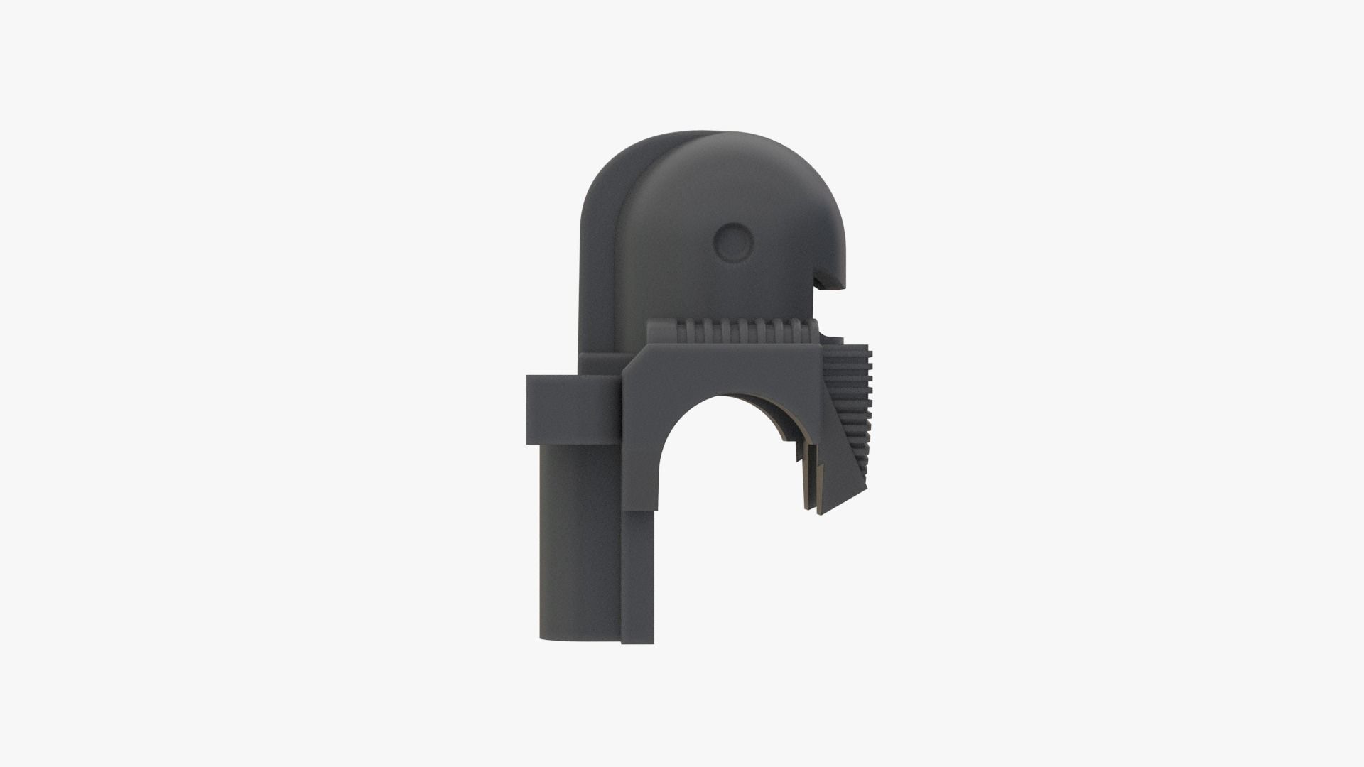 Lego diving suit wetsuit Low-poly 3D model_4