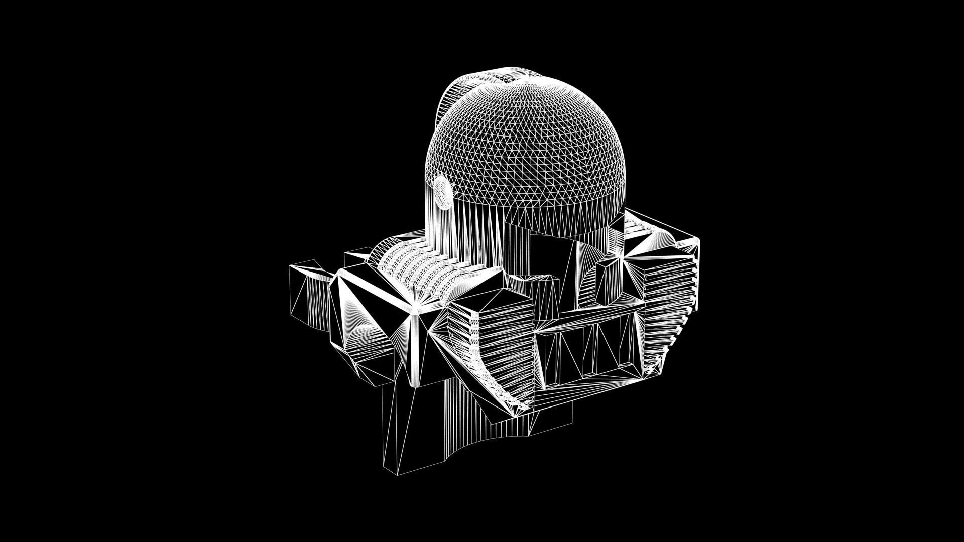 Lego diving suit wetsuit Low-poly 3D model_7