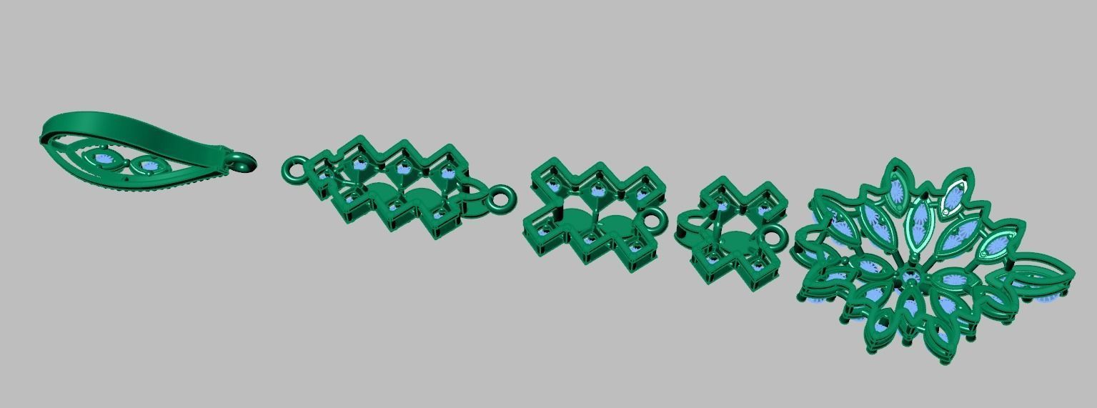 Exclusive Pendant model 3D 0195 printable model 3D print model_10