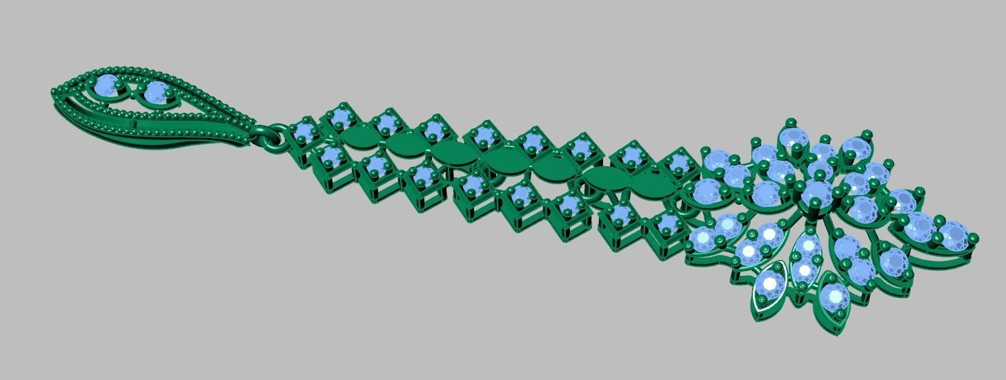 Exclusive Pendant model 3D 0195 printable model 3D print model_9