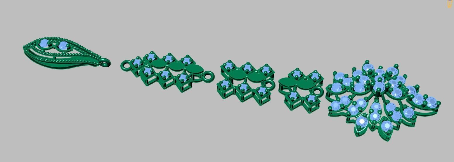 Exclusive Pendant model 3D 0195 printable model 3D print model_11