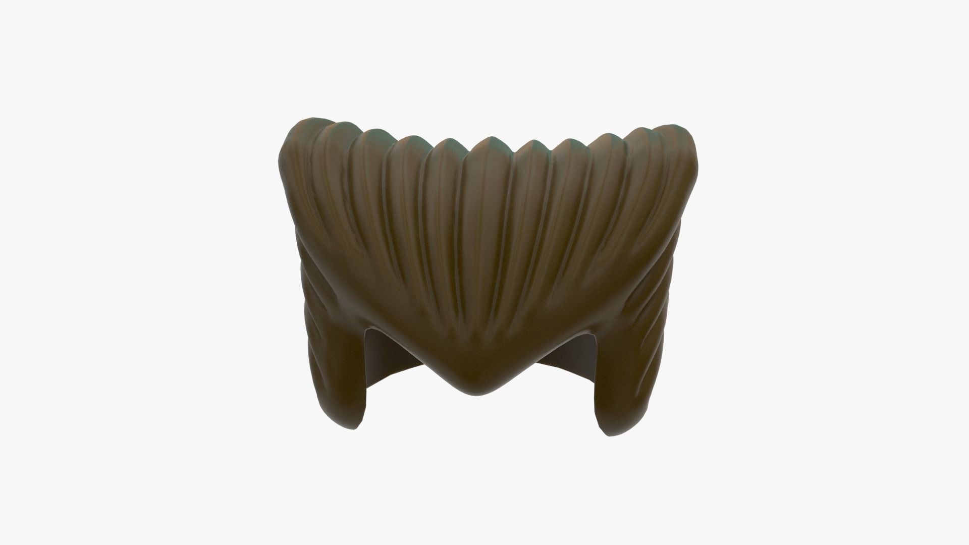 Lego Wolverine Hair Low-poly 3D model_1