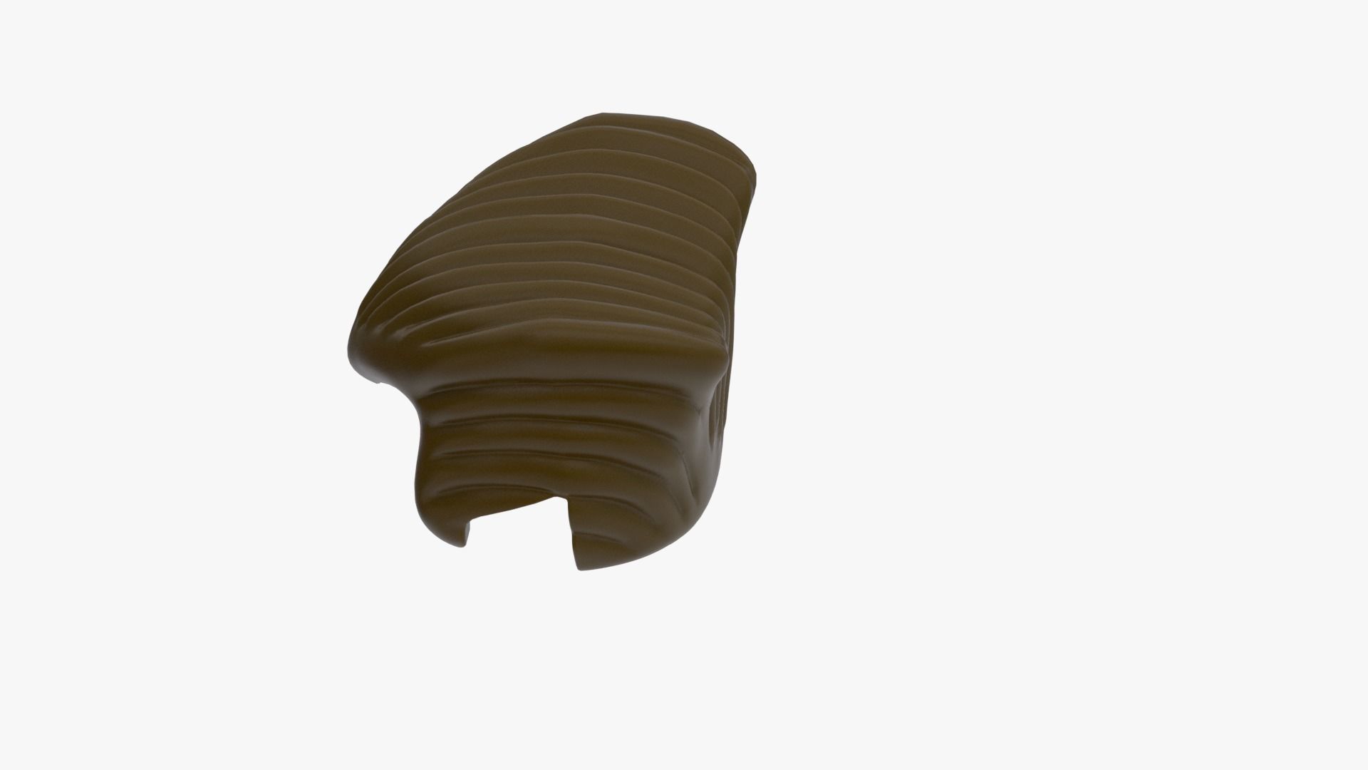 Lego Wolverine Hair Low-poly 3D model_2