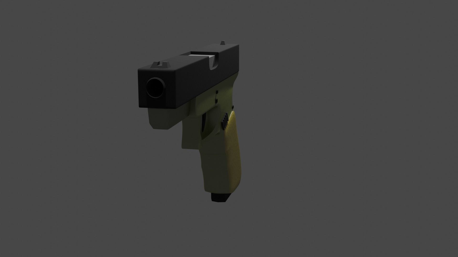 glock-18 gun Free 3D model_2