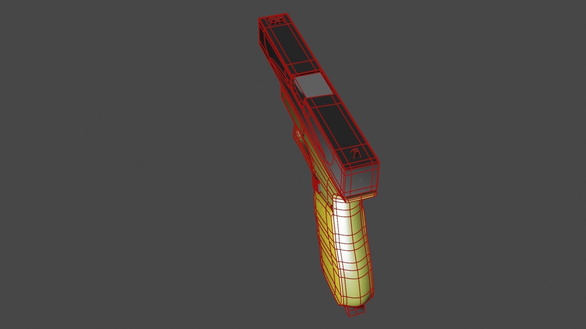 glock-18 gun Free 3D model_7