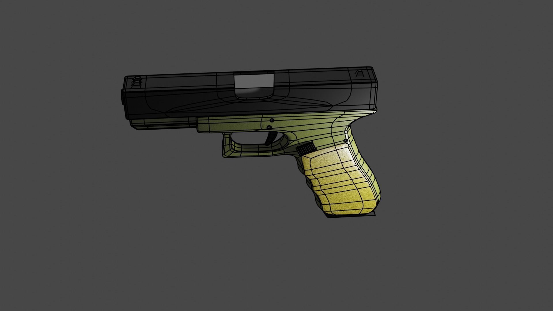 glock-18 gun Free 3D model_5