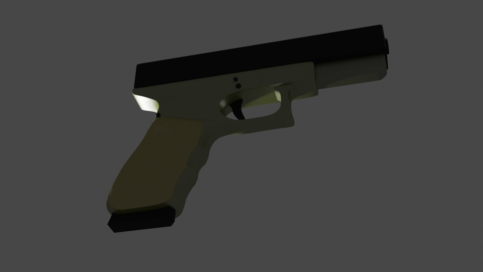 glock-18 gun Free 3D model_3