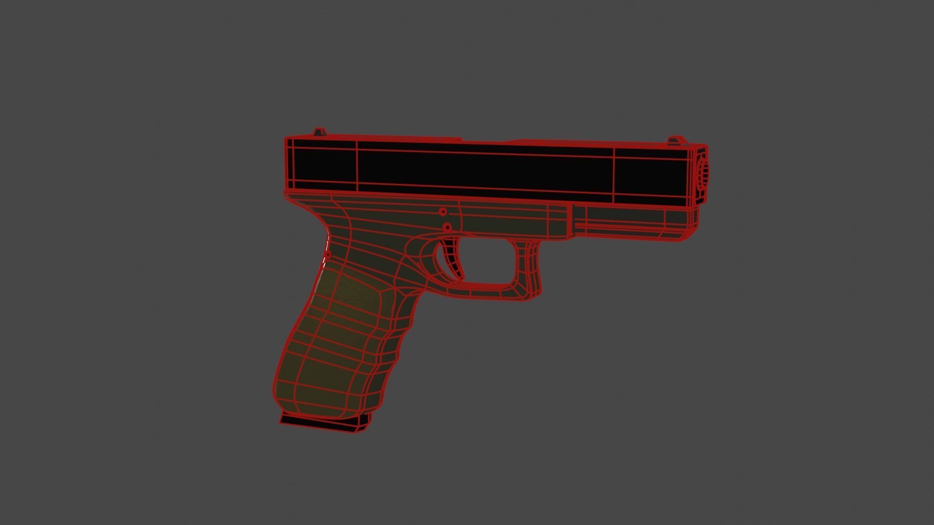 glock-18 gun Free 3D model_6