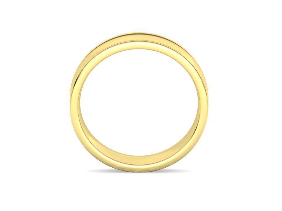 Concave Plain Band 5mm wide 4-13us sizes 3dmodel 3D print model_23