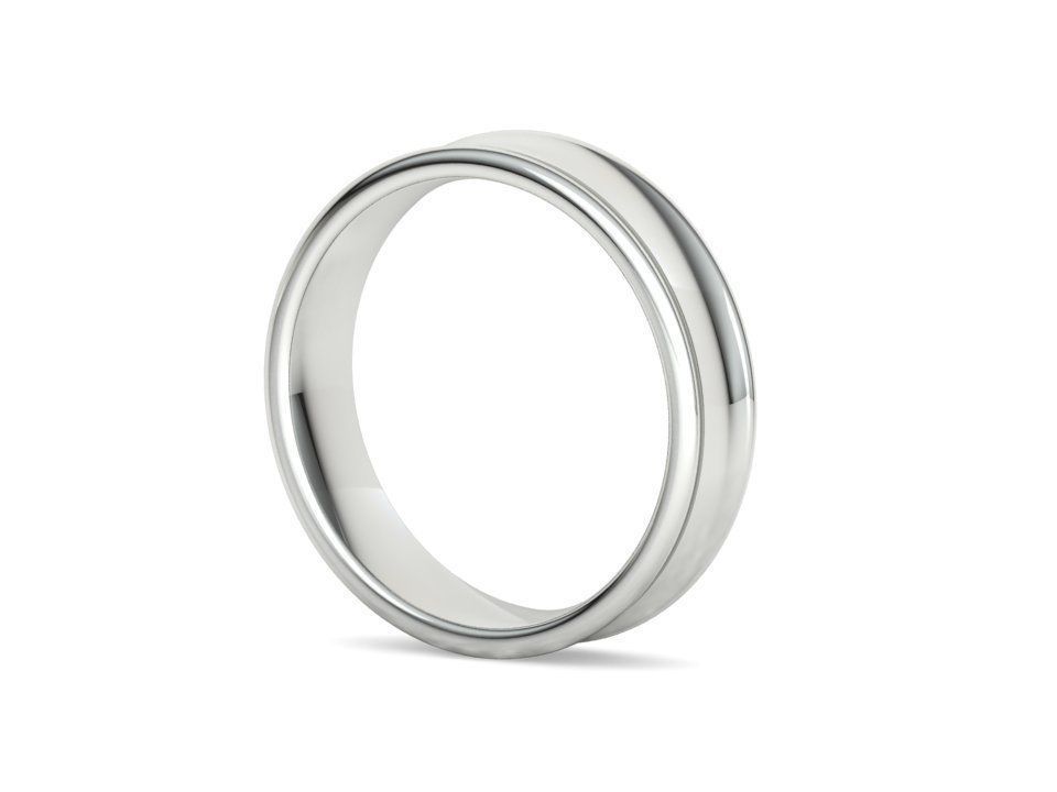 Concave Plain Band 5mm wide 4-13us sizes 3dmodel 3D print model_27