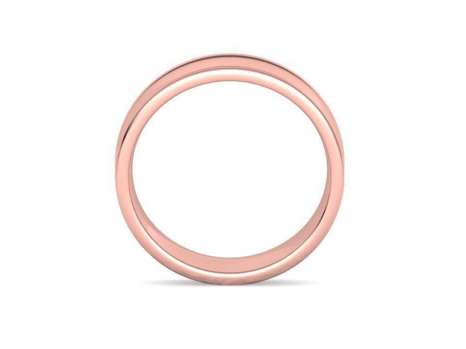 Concave Plain Band 5mm wide 4-13us sizes 3dmodel 3D print model_22