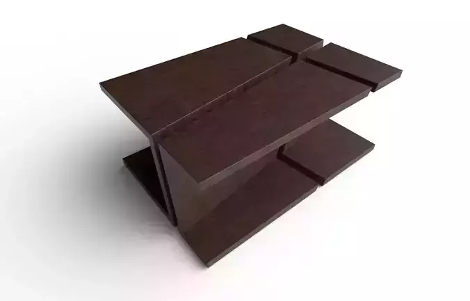 Coffee Table  M04 Low-poly 3D model