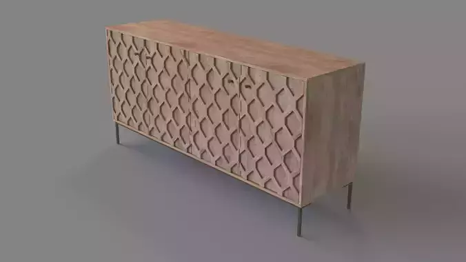 Jaylon 4 Door Buffet Grey