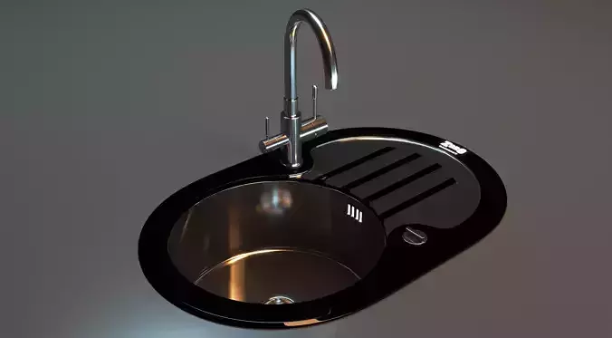 Kitchen sink 3D model