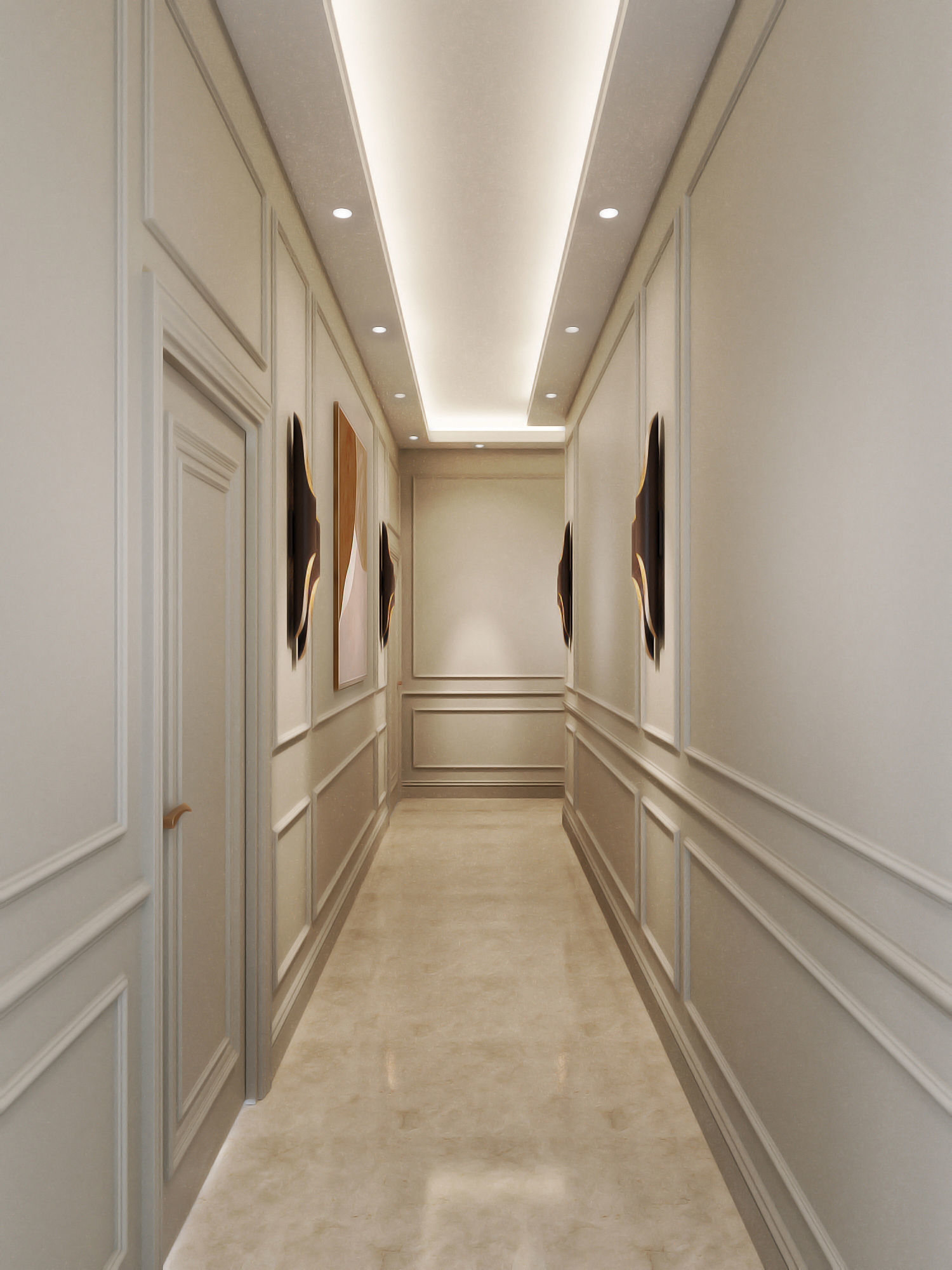 Living Room Model Free 3D model_8