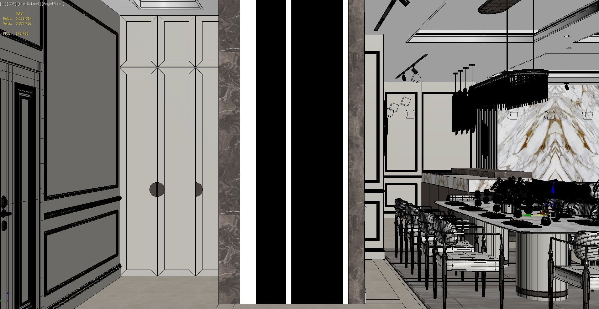 Living Room Model Free 3D model_15