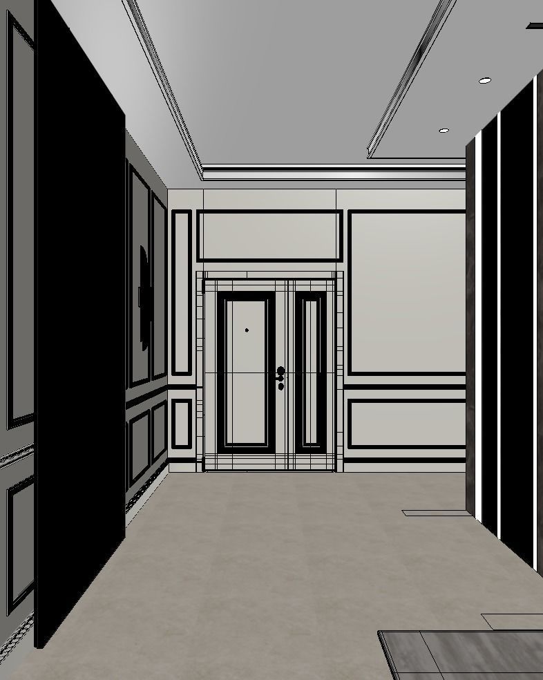 Living Room Model Free 3D model_17