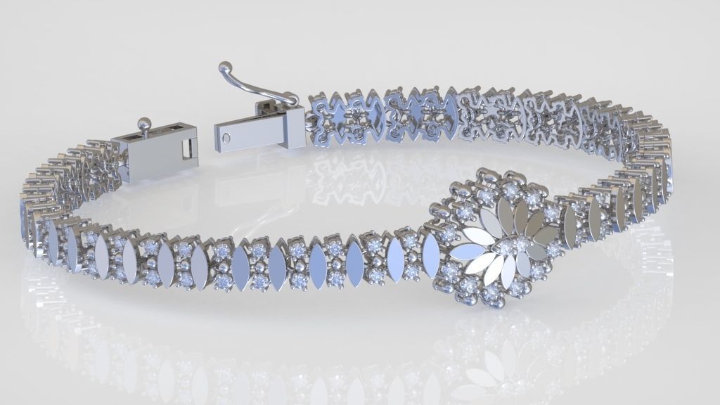 Exclusive Bracelet model 3D printable model 0064 5 3D print model_5