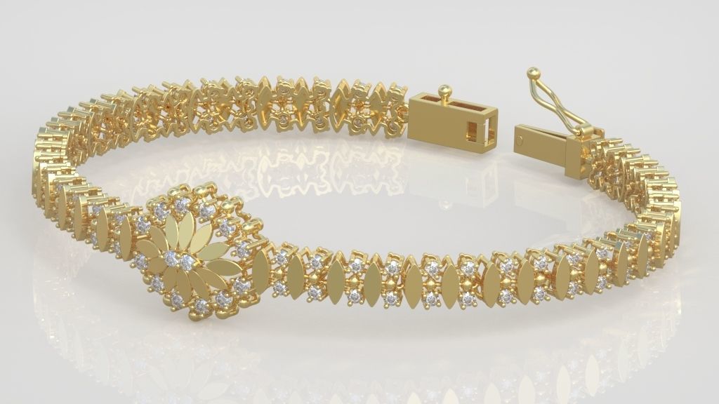 Exclusive Bracelet model 3D printable model 0064 5 3D print model_3