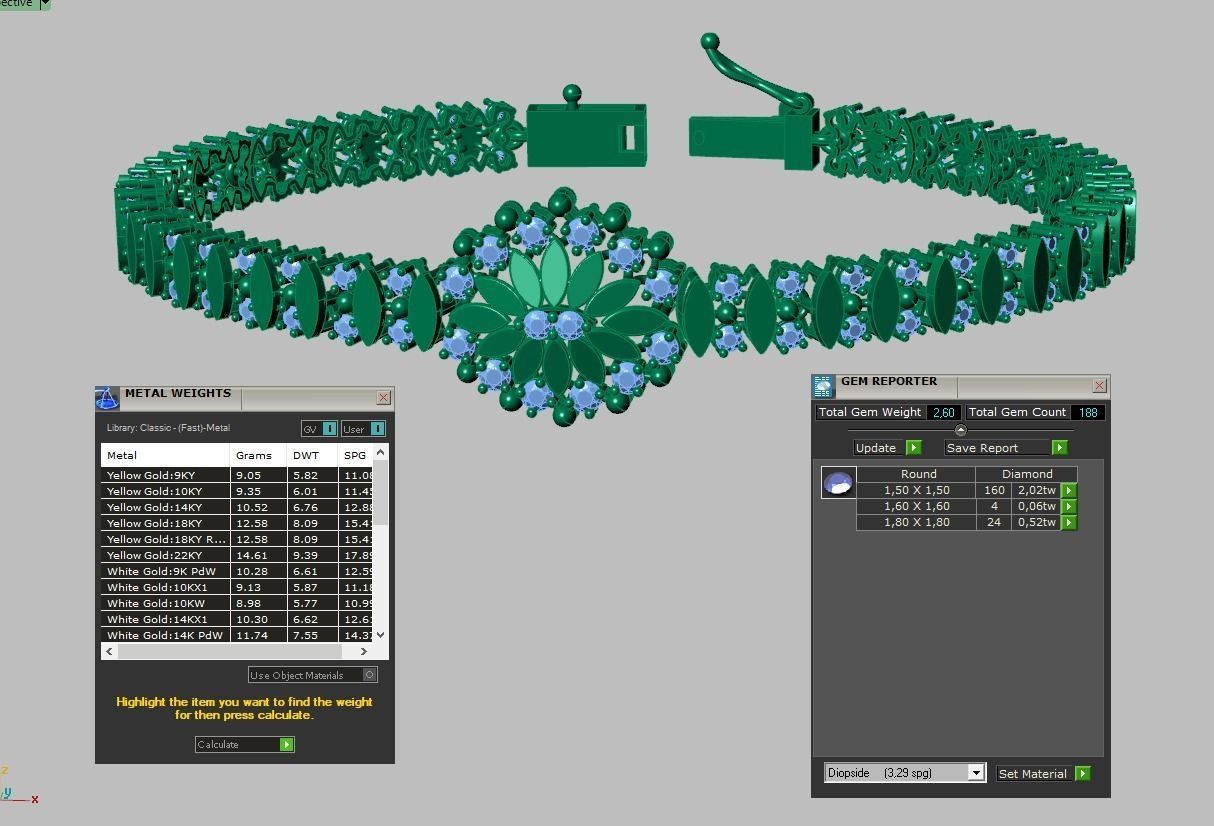 Exclusive Bracelet model 3D printable model 0064 5 3D print model_15