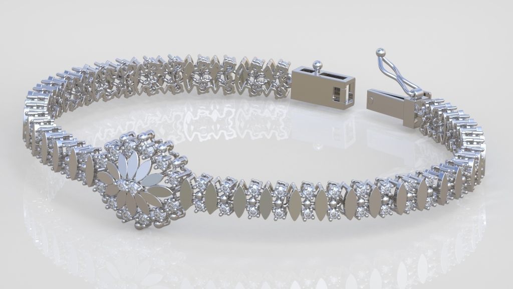 Exclusive Bracelet model 3D printable model 0064 5 3D print model_2