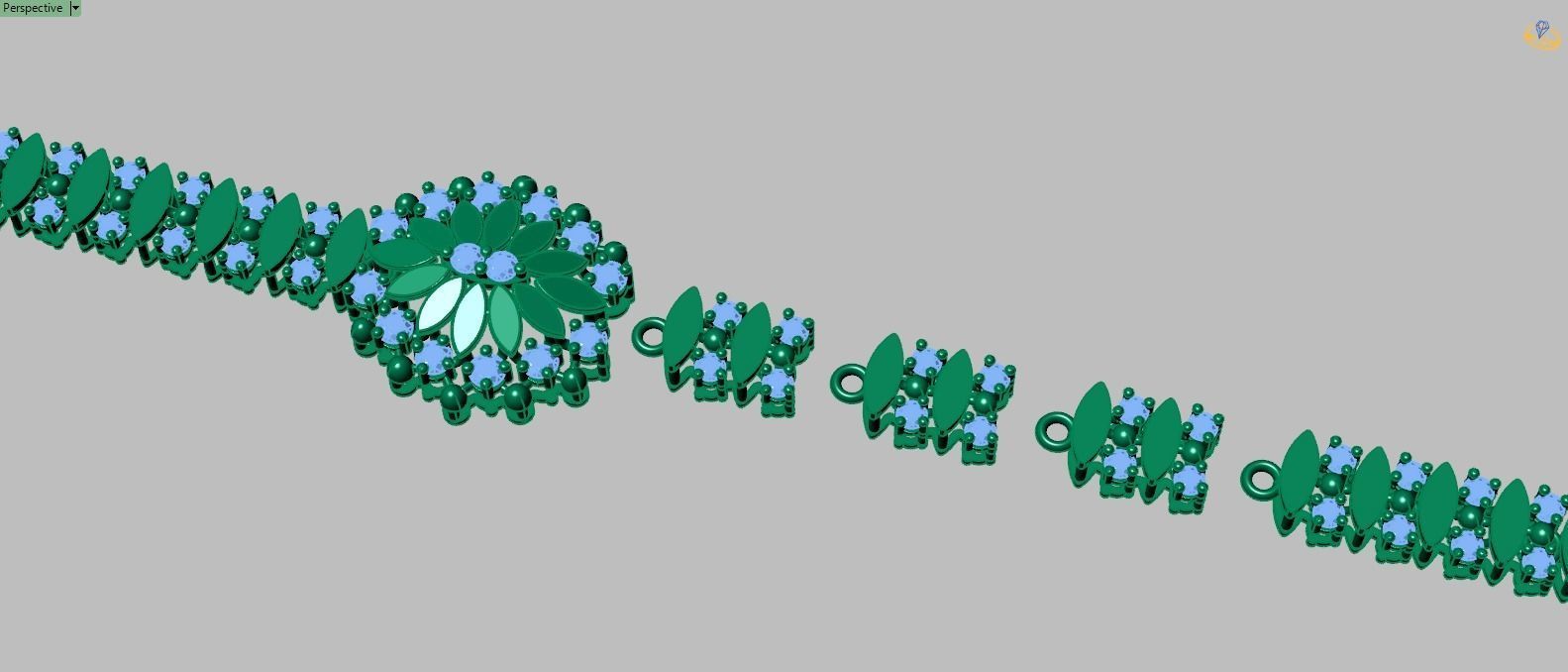 Exclusive Bracelet model 3D printable model 0064 5 3D print model_11