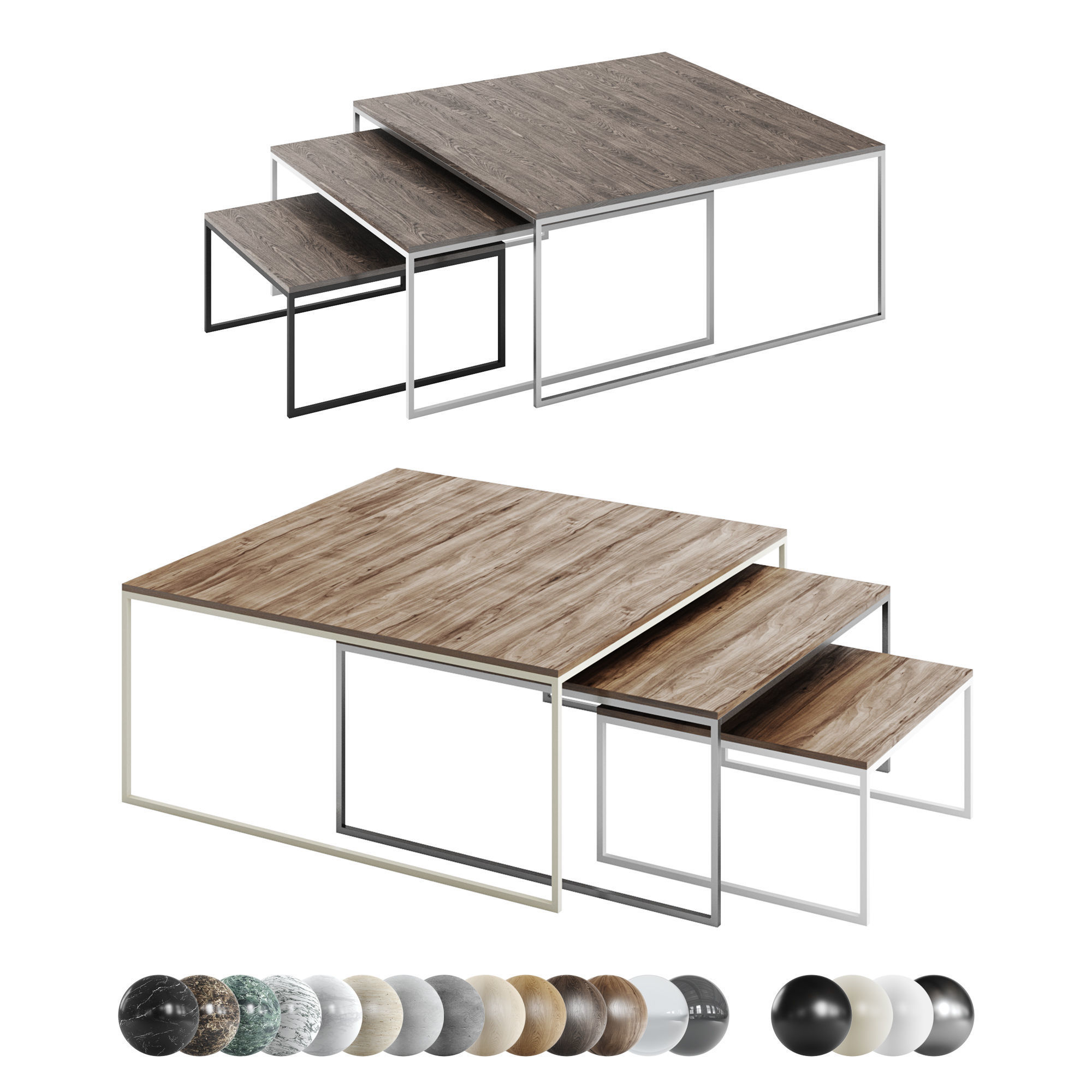 Bolia Coffee Table Como1 3D model_4