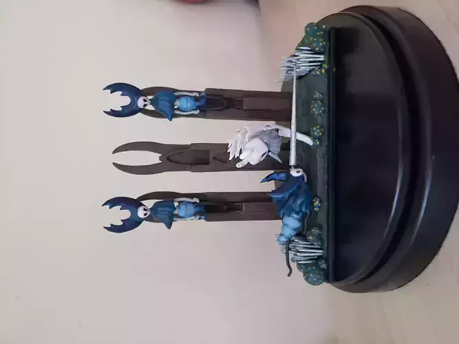 hollow Knight - Mantis lord Diorama