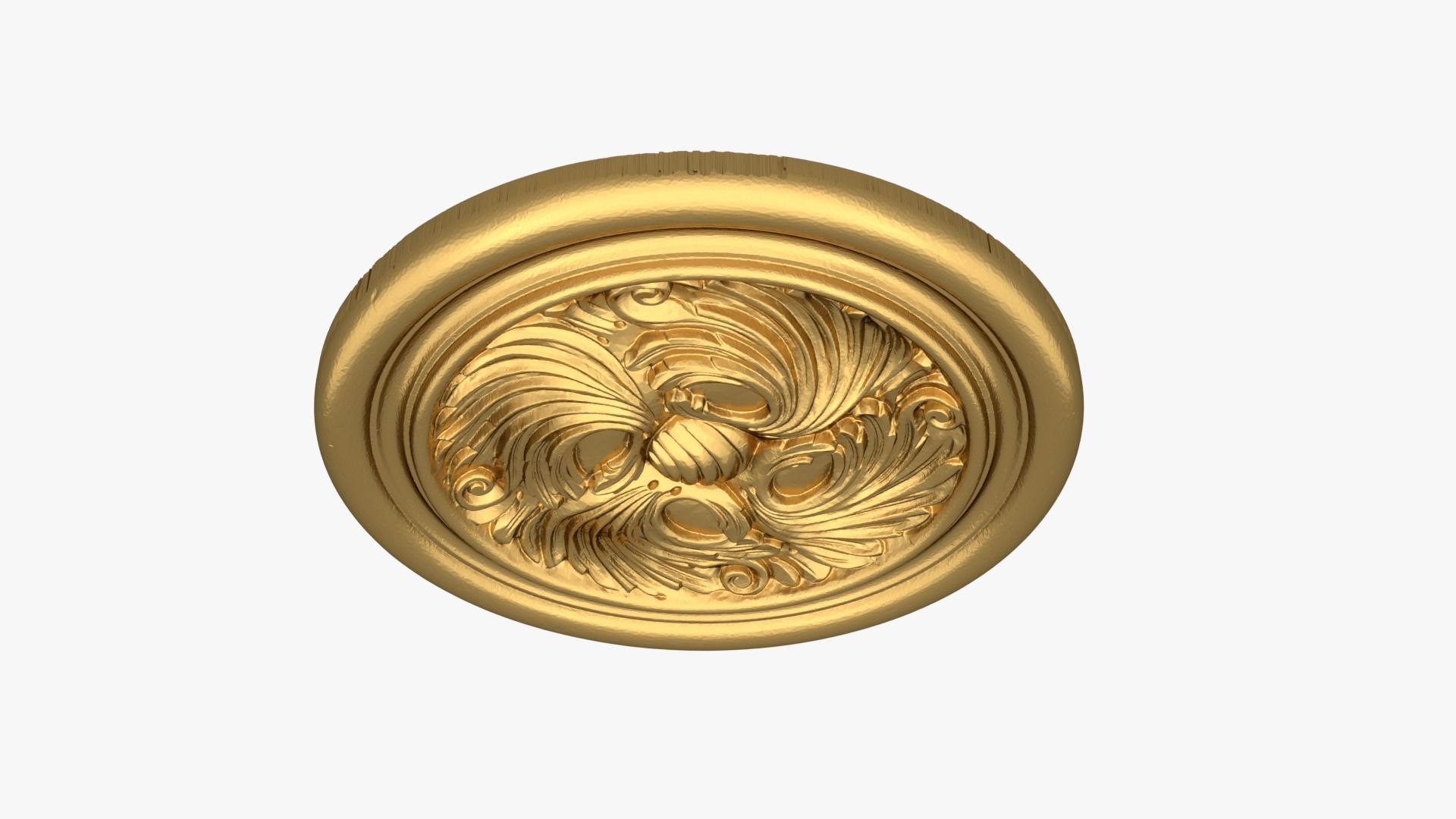 Classic decor ornament 261 3D model_4