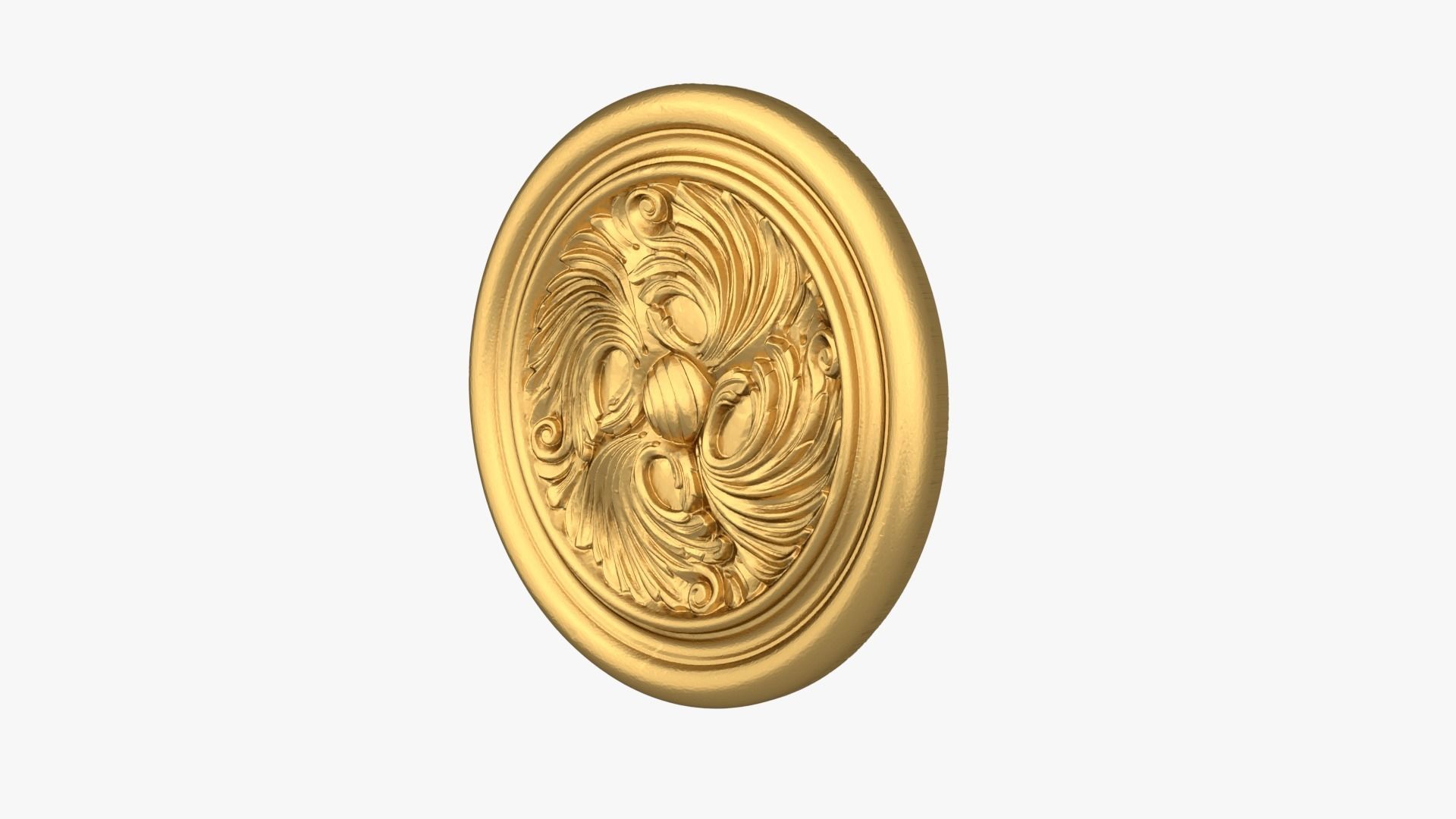 Classic decor ornament 261 3D model_2