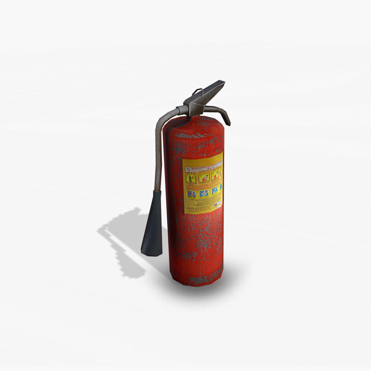 Fire Equipment Pack Low-poly 3D model_5