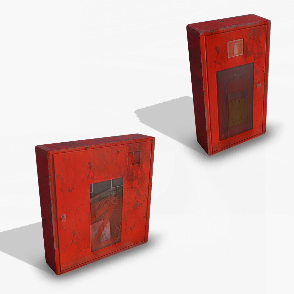 Fire Equipment Pack Low-poly 3D model_6