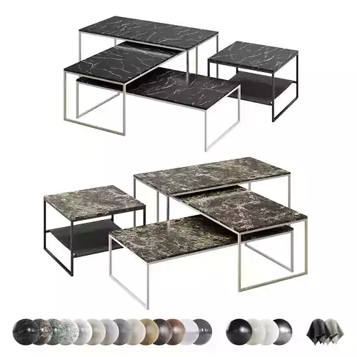 Bolia Coffee Table Como2 3D model