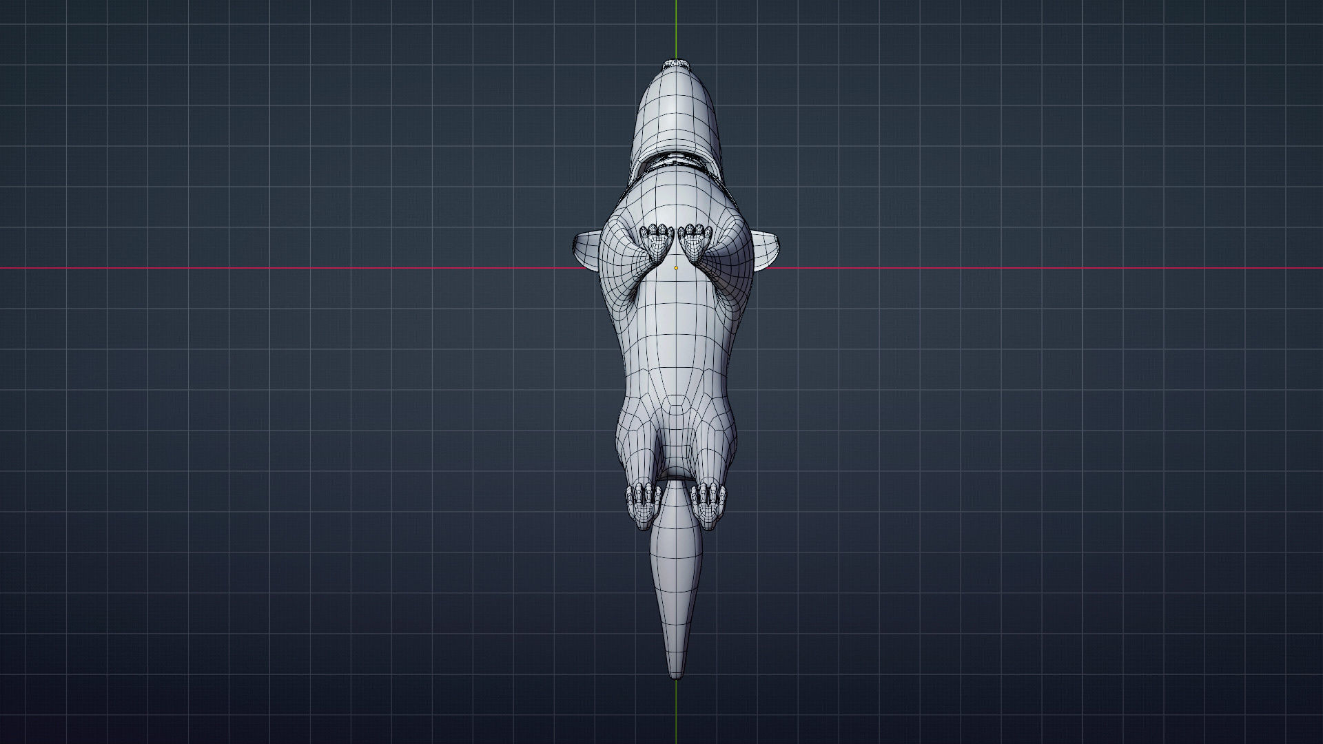 Cartoon dog Rigged Low-poly 3D model_18