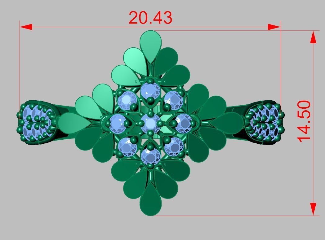 Ring 3D model 0286 3D printable model 7 3D print model_12