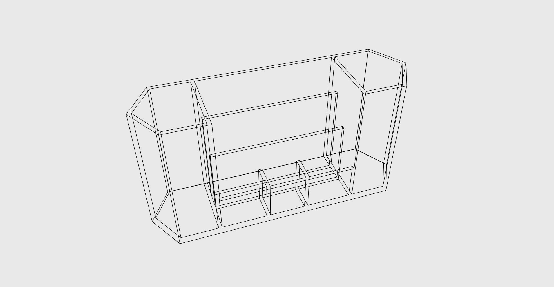 Pen paper holder easy print 3D print model_7