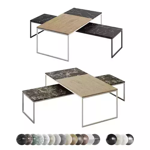 Bolia Coffee Table Como3 3D model