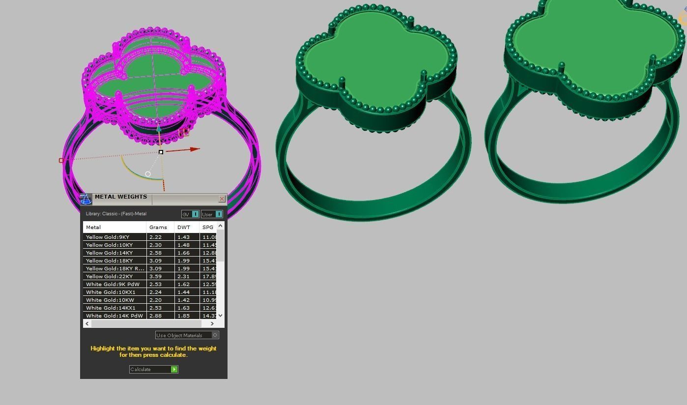 Ring 3D model 0287 3D printable model 12 3D print model_15