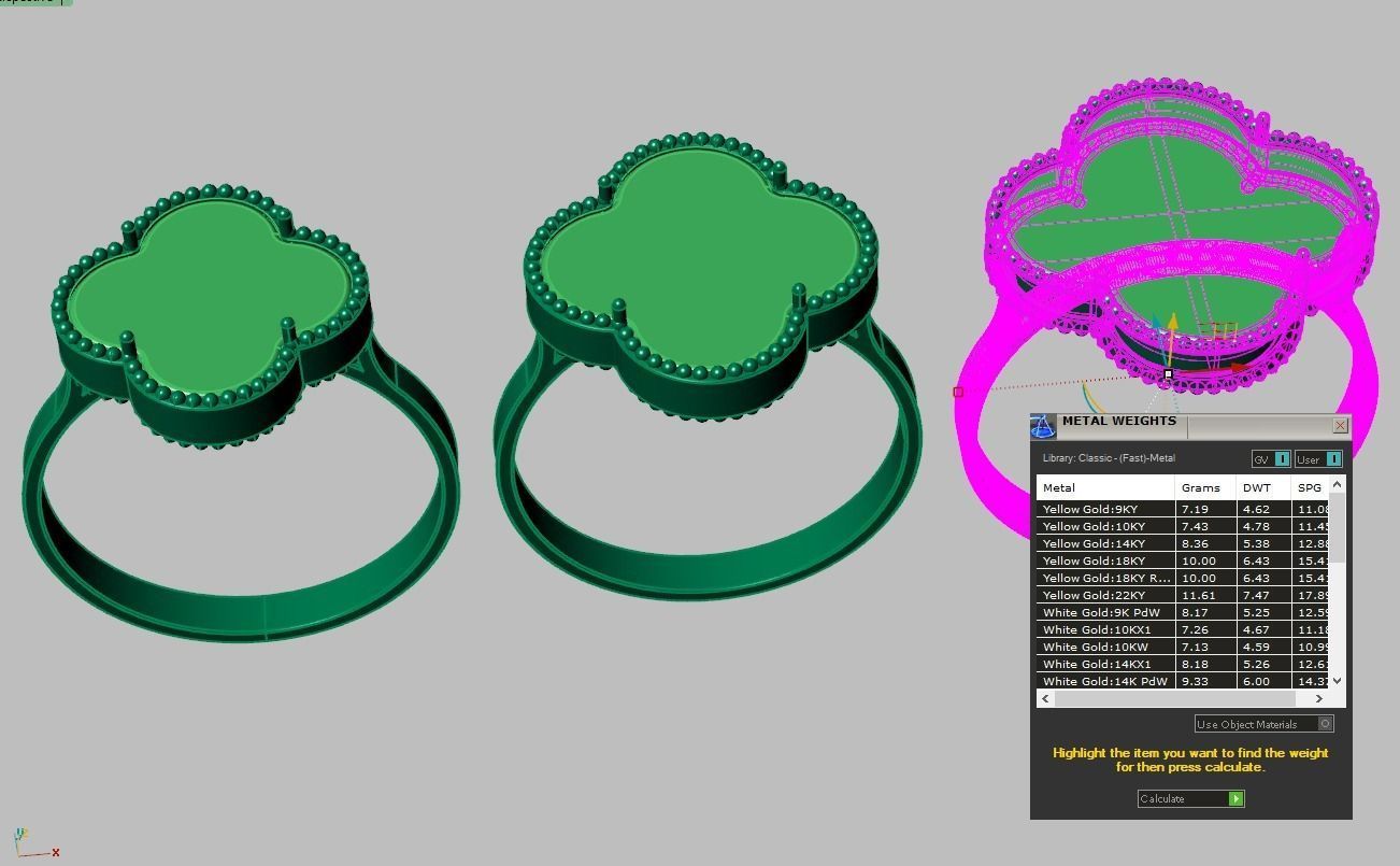 Ring 3D model 0287 3D printable model 12 3D print model_14